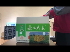 PP boş tahta sebze kutusu