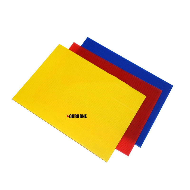 PP 4x8 4mm 5mm Correx Pano Beyaz Correx Yivli Pano Özelleştirilmiş