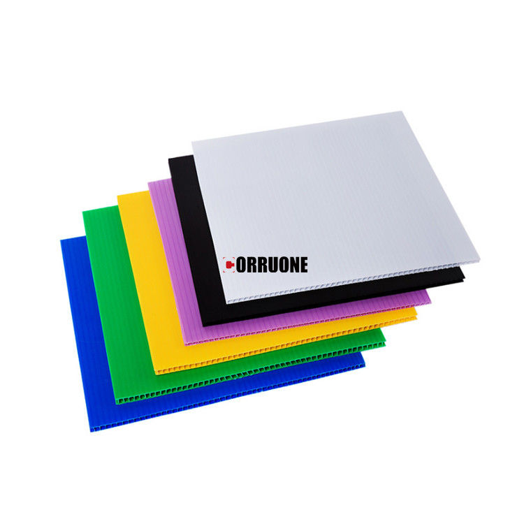 PP 4x8 4mm 5mm Correx Pano Beyaz Correx Yivli Pano Özelleştirilmiş
