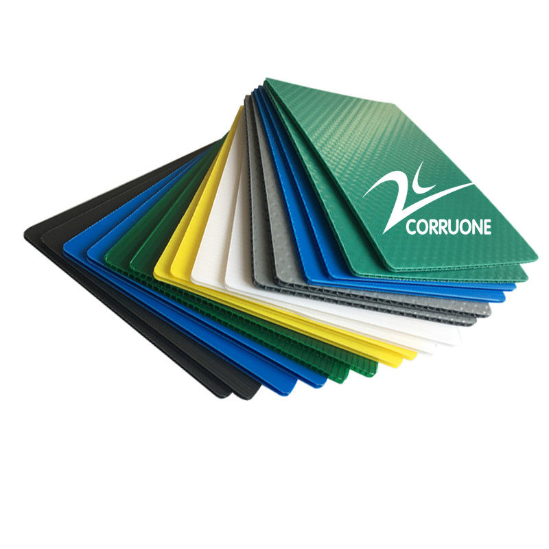 Sarı Koroplast Levha 5mm 6mm 8mm Oluklu Plastik Levha 4x8