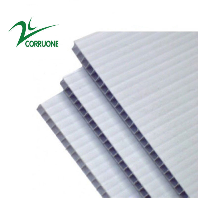 10mm 12mm Beyaz Corflute Levhalar Correx Zemin Koruma Levhaları