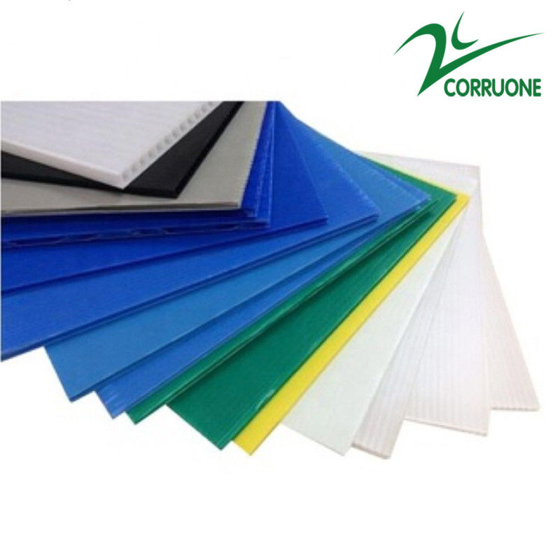 10mm 12mm Beyaz Corflute Levhalar Correx Zemin Koruma Levhaları