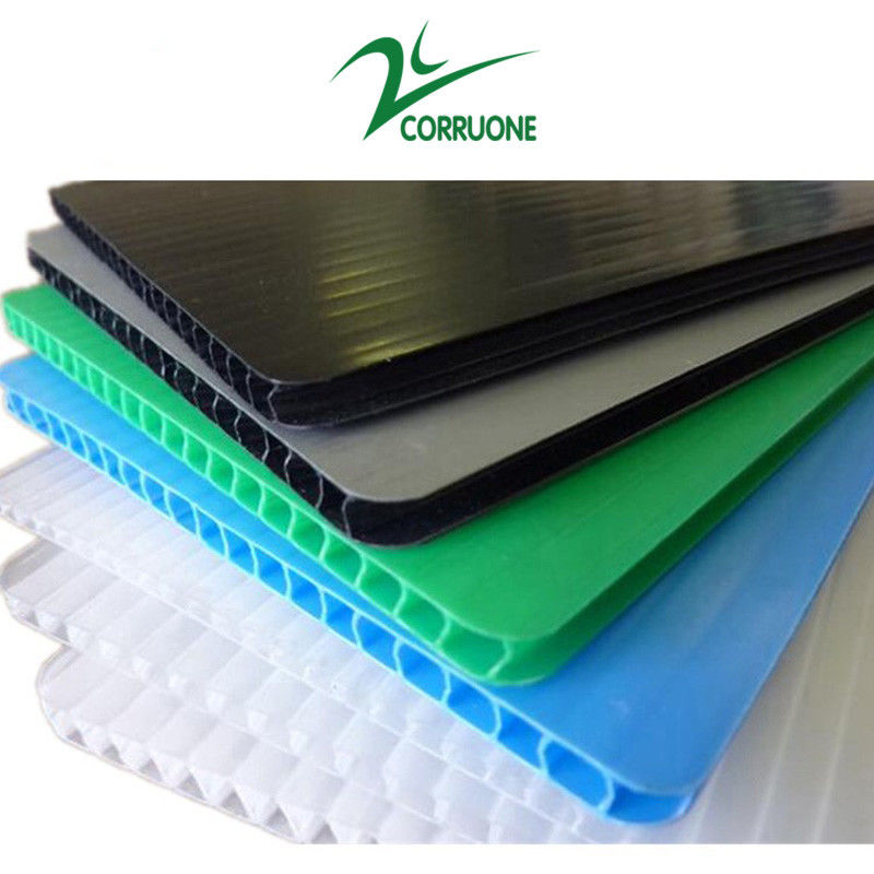 10mm 12mm Beyaz Corflute Levhalar Correx Zemin Koruma Levhaları