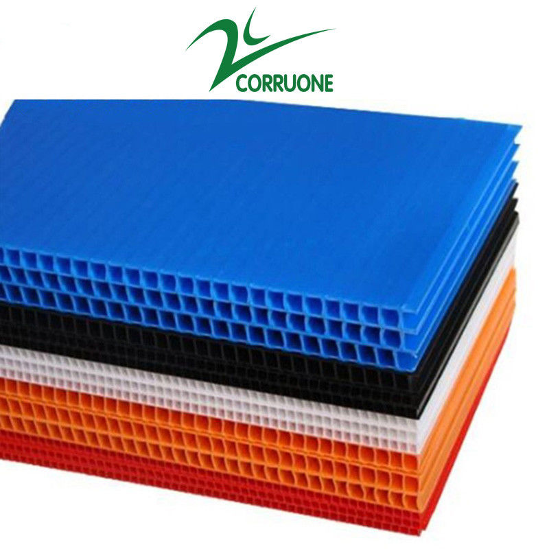 4mm 5mm 4x8 Coroplast Tabela Boşlukları Geri Dönüşümlü Oluklu Plastik Levhalar