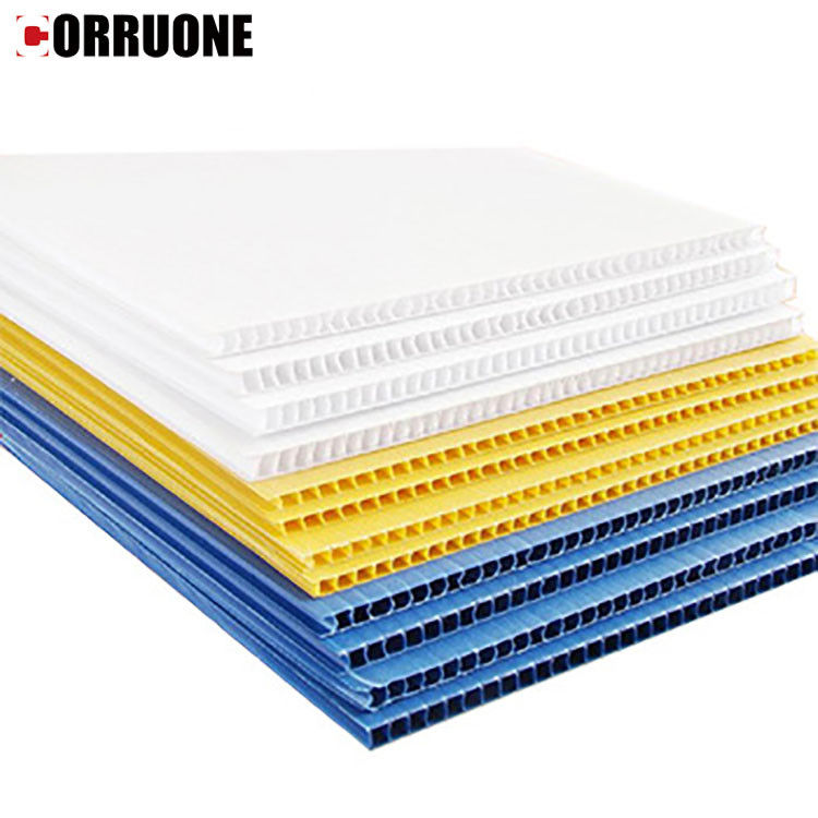 PP 3mm Corflute Sheet Correx Oluklu Plastik Zemin Koruma Levhaları