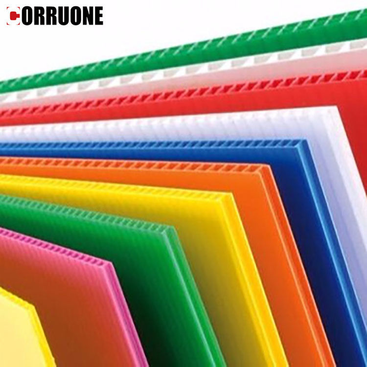 PP 3mm Corflute Sheet Correx Oluklu Plastik Zemin Koruma Levhaları