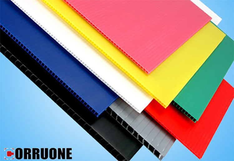 PP 3mm Corflute Sheet Correx Oluklu Plastik Zemin Koruma Levhaları