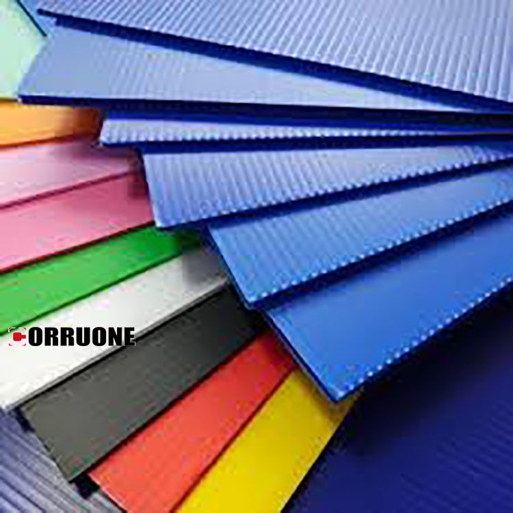 PP 3mm Corflute Sheet Correx Oluklu Plastik Zemin Koruma Levhaları