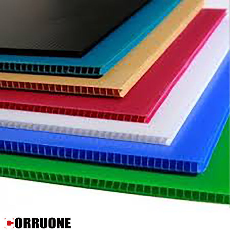 PP 3mm Corflute Sheet Correx Oluklu Plastik Zemin Koruma Levhaları