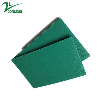 Renkli Oluklu Plastik Levha 4X8 PP Petek Panel Yeşil