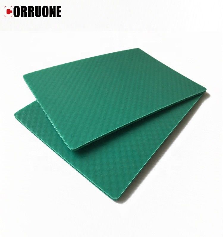 Renkli Polipropilen Coreflute Sheet 2400mm Sarı Correx Board