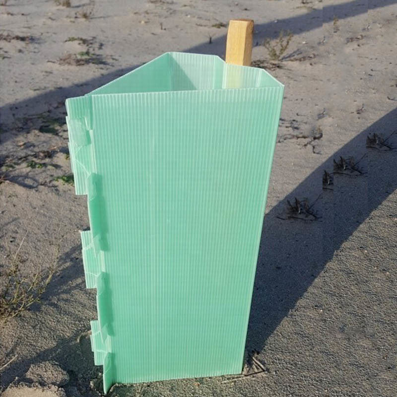 Corruone toptan yüksek kaliteli PP plastik dalgalanmış ağaç koruyucu plastik ağaç koruyucu