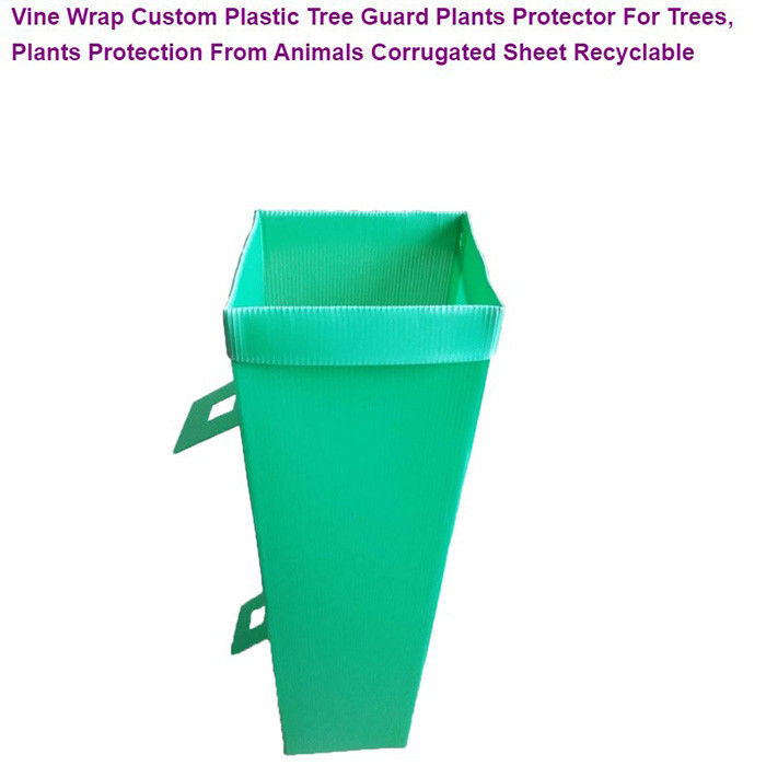 Corruone Polypropylene Plastik Dalgalanmış Rulo Dalgalanmış Plastik Ağaç Koruyucuları