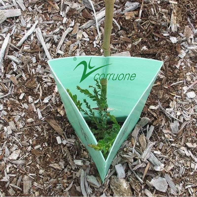 Corflute Plantra Ağaç Koruyucular PP Oluklu Ağaç Koruma Boruları