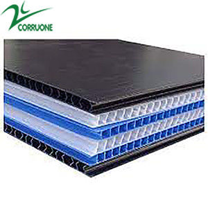 4ft X 8ft Twin Wall Corrugated Plastik Yapraklar Ekolojik Arkadaşlıklı Ambalaj için UV Direnci